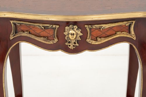 MAHOGANY FRENCH OCCASIONAL TABLE - ADDITIONAL PHOTO 1