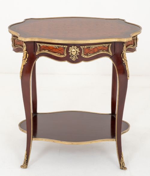 MAHOGANY FRENCH OCCASIONAL TABLE - ADDITIONAL PHOTO 7