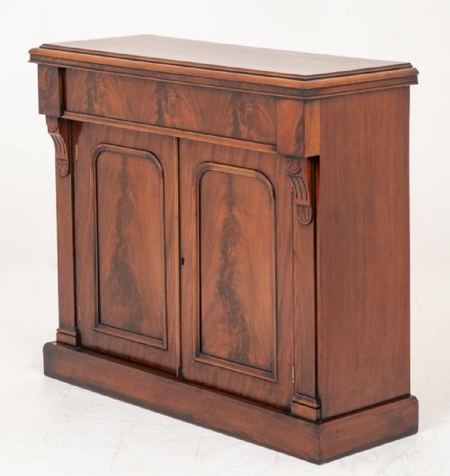 Victorian Flame Mahogany 2 Door Side Cabinet