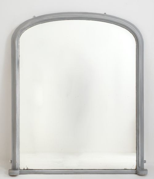 Victorian Painted Overmantle Mirror.