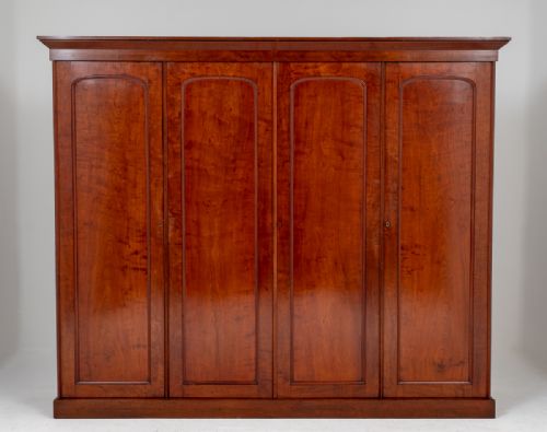 Stunning William IV Mahogany 4 Door Wardrobe