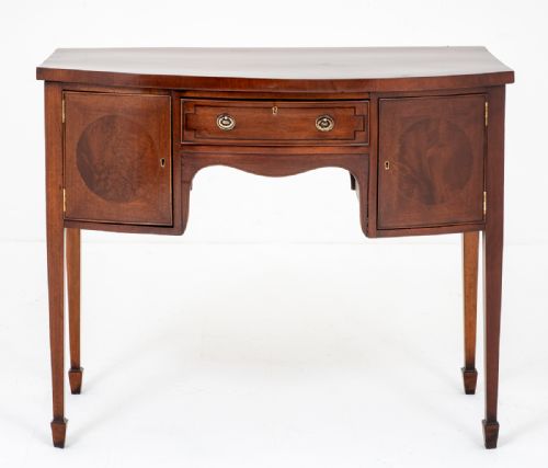 REGENCY MAHOGANY BOW SIDEBOARD - ADDITIONAL PHOTO 3