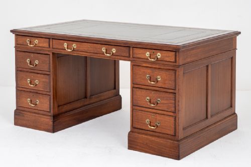 Mahogany Pedestal Desk