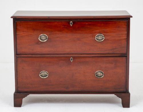 Unusual Mahogany 2 Drawer Chest of Drawers