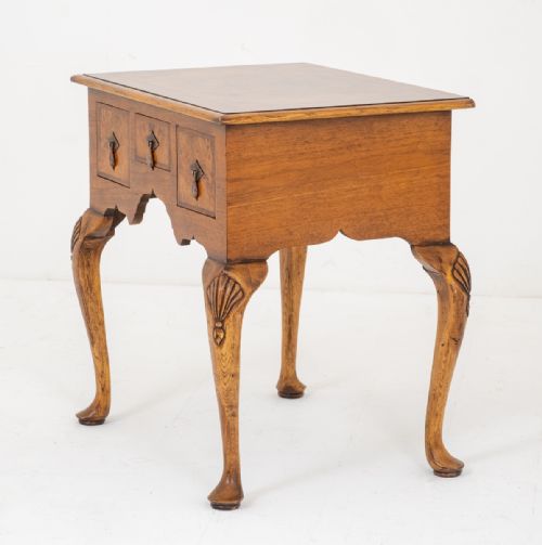 WALNUT QUEEN ANNE STYLE LOWBOY - ADDITIONAL PHOTO 6