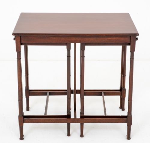 Mahogany Nest of 3 Tables