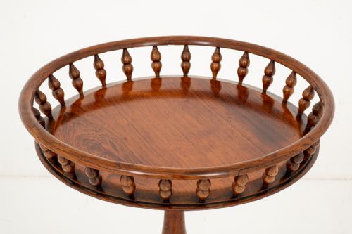 VERY UNUSUAL VICTORIAN ROSEWOOD OCCASIONAL TABLE - ADDITIONAL PHOTO 2