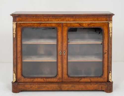 Stunning Victorian Walnut Pier Cabinet