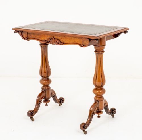 Victorian Walnut Writing Table