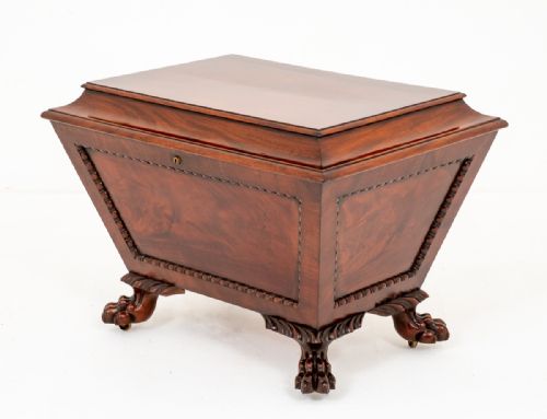 Stunning Chippendale Style Mahogany Wine Cooler