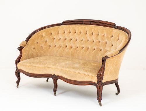 Very Pretty French Mahogany Settee