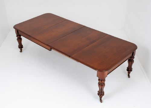 William IV Mahogany 2 Leaf Extending Dining Table