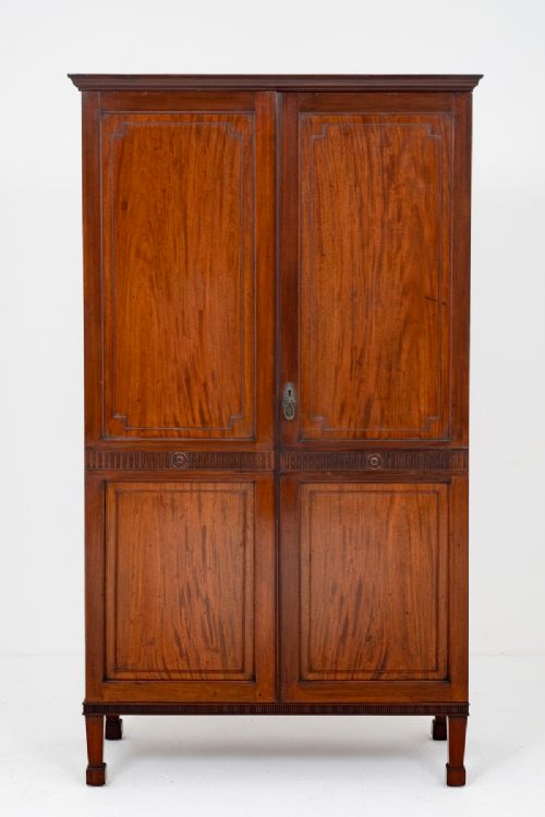 2 Door Mahogany Wardrobe