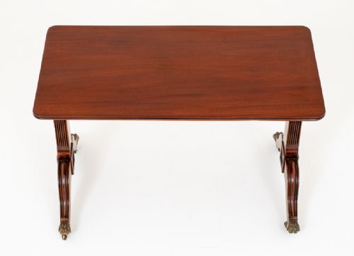 REGENCY STYLE MAHOGANY COFFEE TABLE - ADDITIONAL PHOTO 5