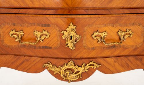 fig 1. Amazing French Walnut and Kingwood Commode