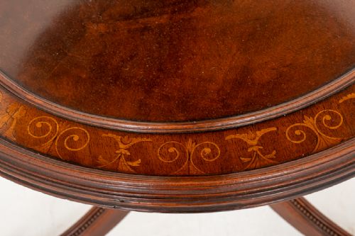 PRETTY MAHOGANY REGENCY STYLE 2 TIER OCCASIONAL TABLE - ADDITIONAL PHOTO 2