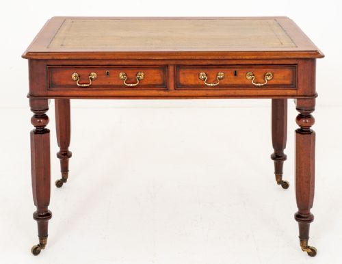 Mahogany 2 Drawer Writing Table