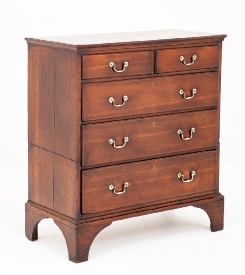 Georgian Oak Country Chest of Drawers