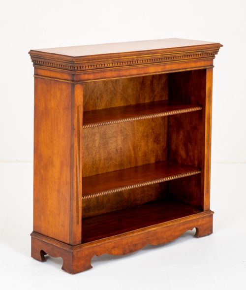 Cherry Wood Open Bookcase