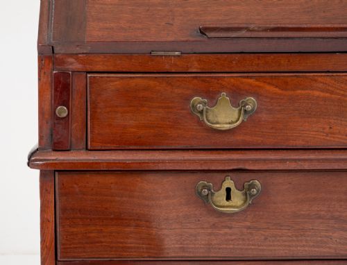 WONDERFUL GEORGIAN MAHOGANY BUREAU BOOKCASE - ADDITIONAL PHOTO 2