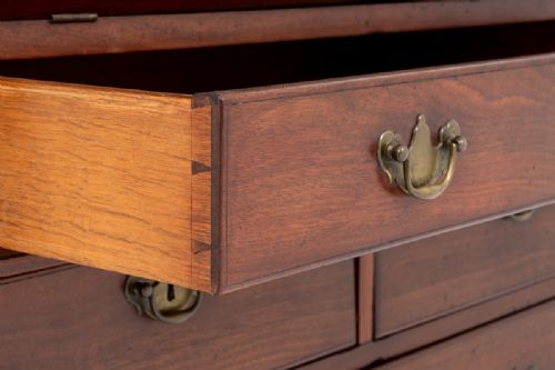WONDERFUL GEORGIAN MAHOGANY BUREAU BOOKCASE - ADDITIONAL PHOTO 12