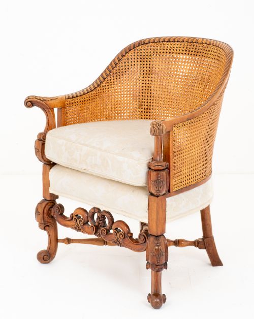 Carolean Style Bergere Chair