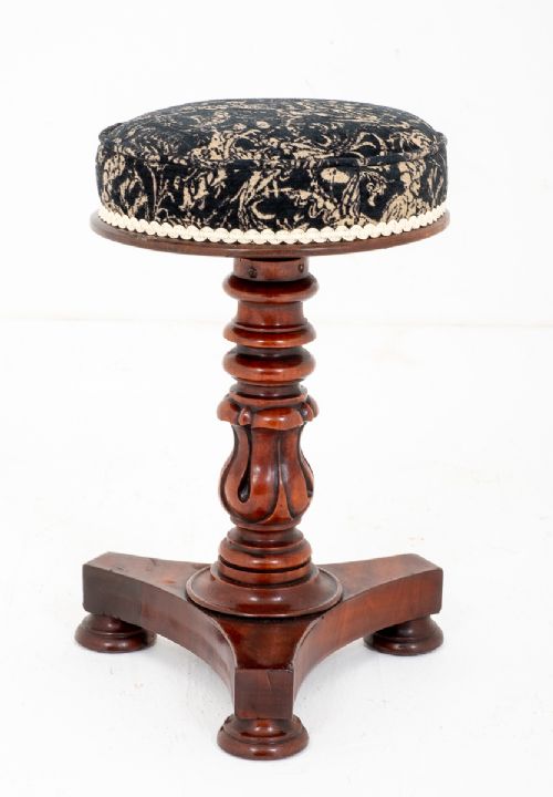 William IV Mahogany Piano Stool