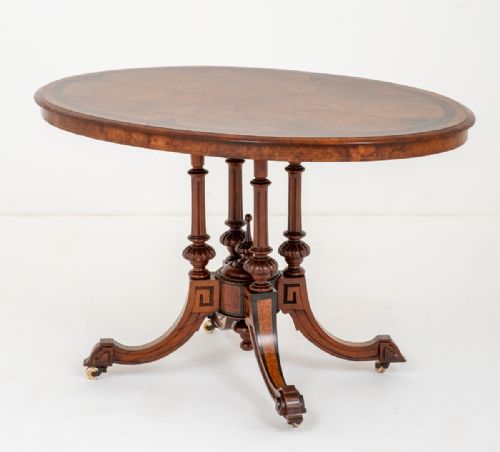 Good Quality Burr Walnut Centre