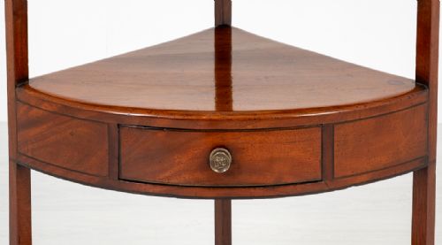 MAHOGANY REGENCY CORNER WASHSTAND - ADDITIONAL PHOTO 2