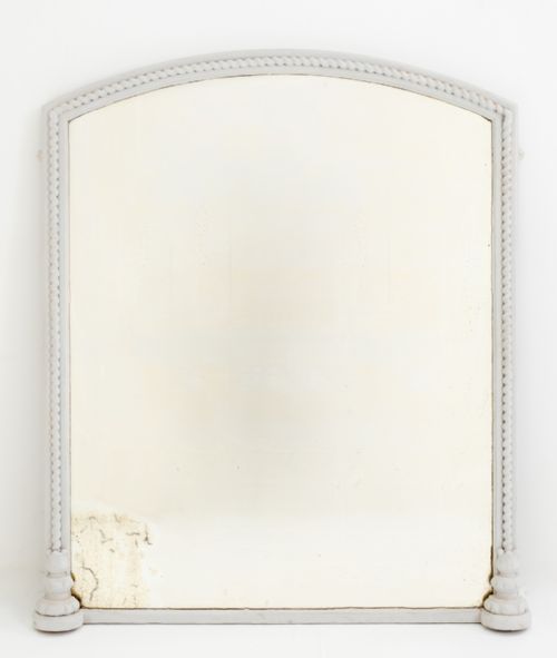 Victorian Painted Overmantle Mirror.
