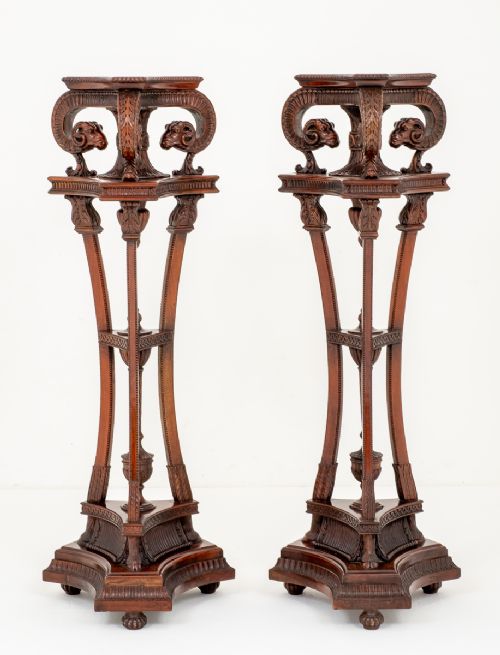 Superb Pair of William IV Style Torcheres