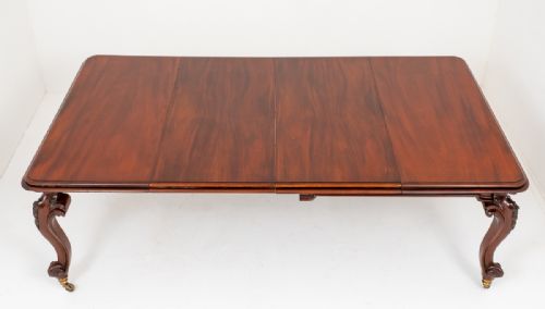 GOOD QUALITY VICTORIAN MAHOGANY EXTENDING TABLE - ADDITIONAL PHOTO 5