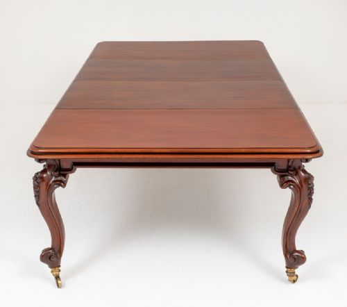 GOOD QUALITY VICTORIAN MAHOGANY EXTENDING TABLE - ADDITIONAL PHOTO 8
