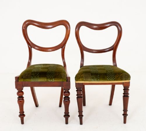 fig 1. Harlequin Set of 8 Mahogany Victorian Dining Chairs