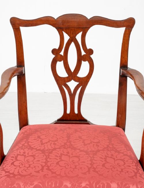 fig 1. Mahogany Georgian Elbow Chair
