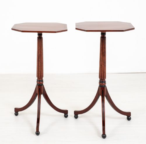 Pair of Regency Mahogany Wine Tables