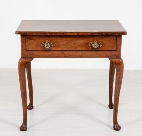 QUEEN ANNE STYLE MAHOGANY LOWBOY - ADDITIONAL PHOTO 2