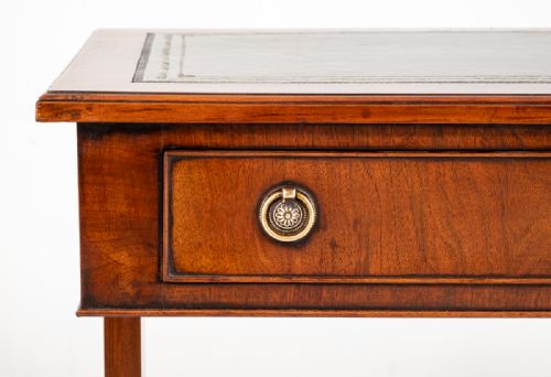 fig 1. Early Victorian Mahogany 2 Drawer Library Table