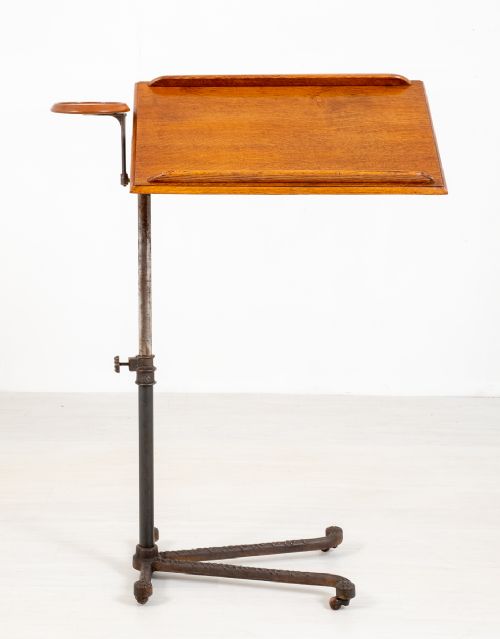 Victorian Blonde Oak Adjustable Reading Stand