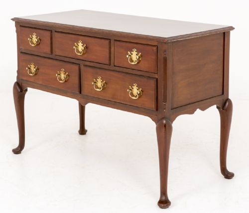 Mahogany Queen Anne Style Lowboy