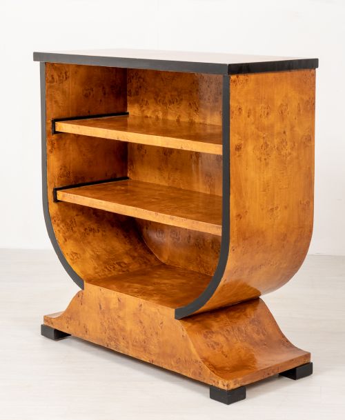 Very Stylish Art Deco Open Bookcase