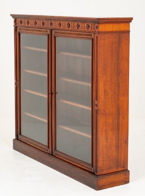 Mahogany 2 Door Glazed Cabinet