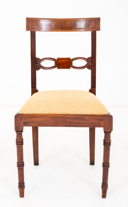 fig 1. Set of 8 Mahogany Regency Dining Chairs