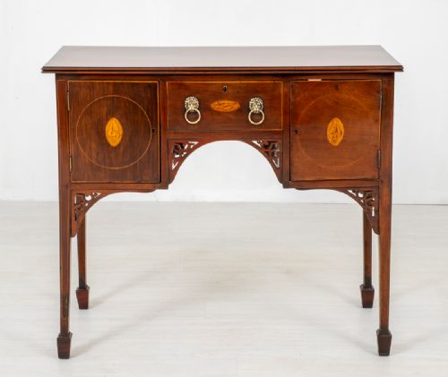 Pretty Georgian Mahogany Inlaid Sideboard