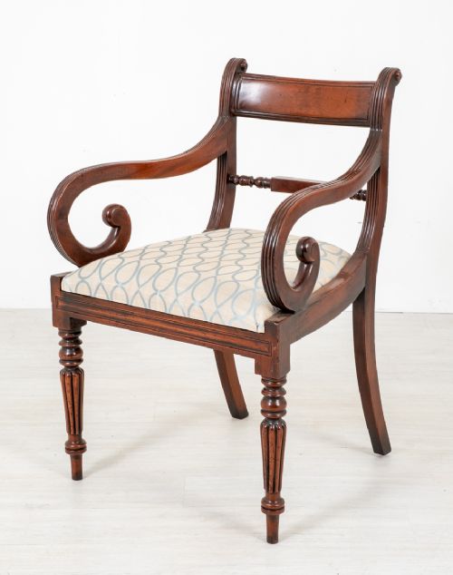 fig 2. Set of 12 Mahogany Regency Style Dining Chairs