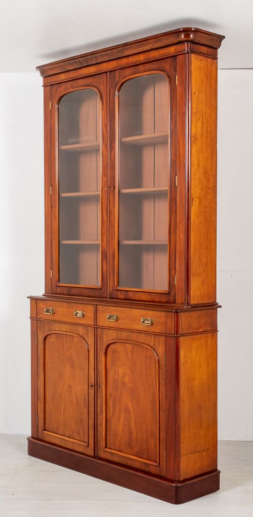 Victorian Mahogany Library Bookcase