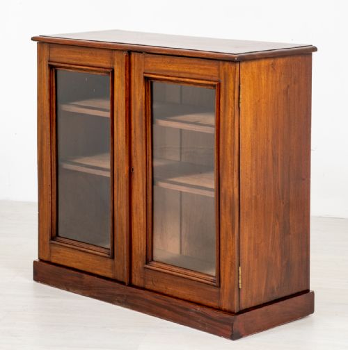Mahogany 2 Door Glazed Cabinet