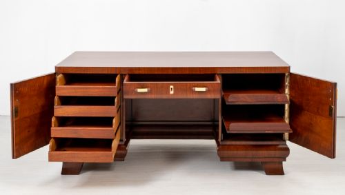fig 2. Very Stylish Art Deco Walnut Desk