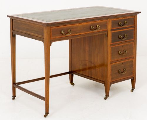 Sheraton Revival Mahogany Desk