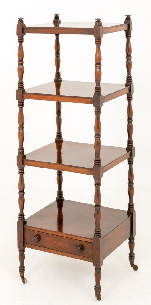 William IV Mahogany Whatnot